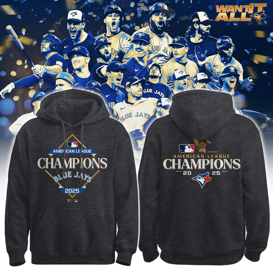 Toronto Blue Jays Hoodie 2025 American League Champions