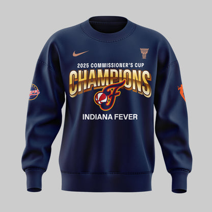Indiana Fever 2025 WNBA Commissioner's Cup Champions SWEATSHIRT