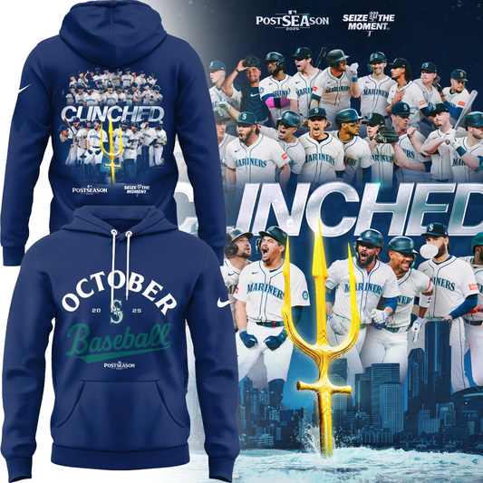 Seattle Mariners 2025 Postseason Collection Hoodie