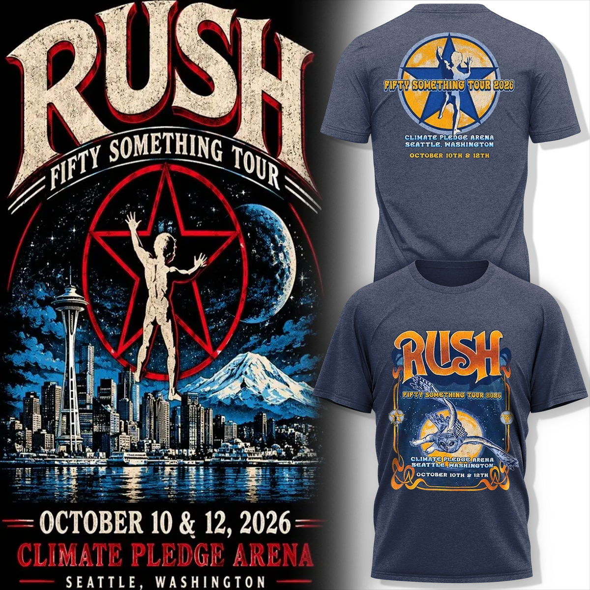 Fifty Something Tour 2026, Seattle T-shirt