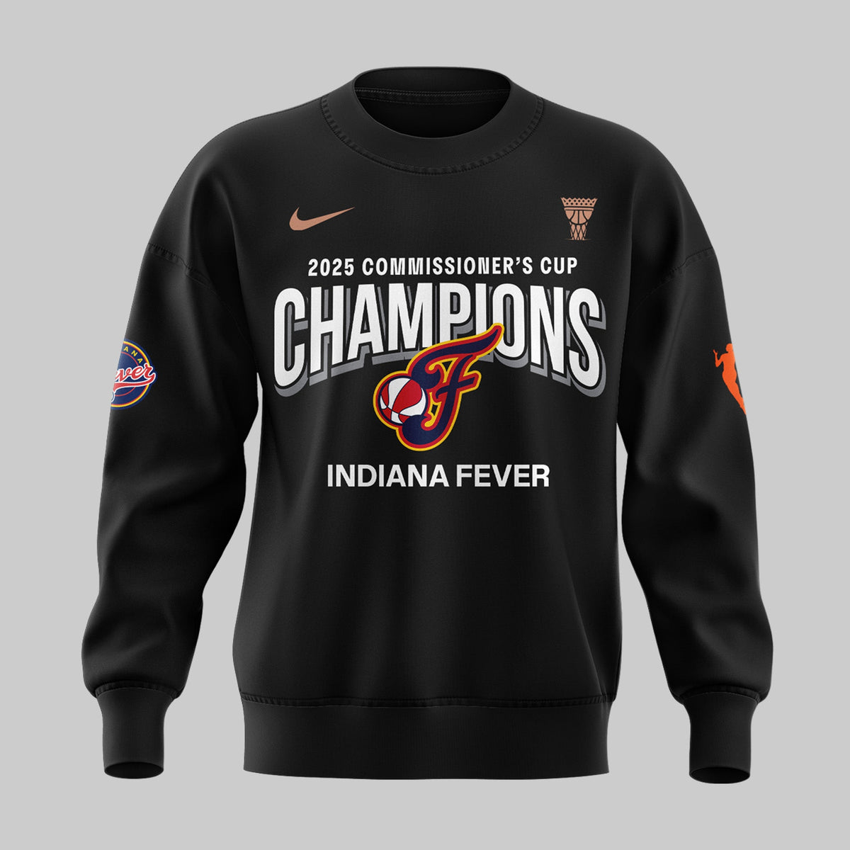 Indiana Fever 2025 WNBA Commissioner's Cup Champions SWEATSHIRT