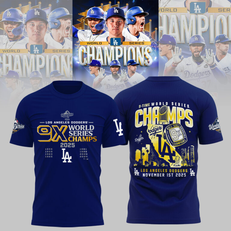 LA Dodgers – 2025 World Series Champions Limited Edition T-Shirt