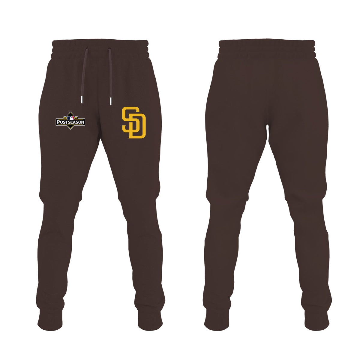 San Diego Padres Brown 2025 Postseason Locker Room T-Shirt