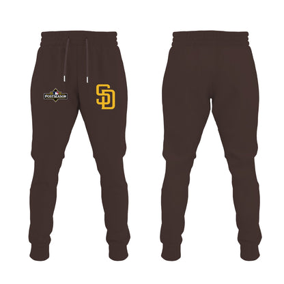 San Diego Padres Brown 2025 Postseason Locker Room Zip Hoodie