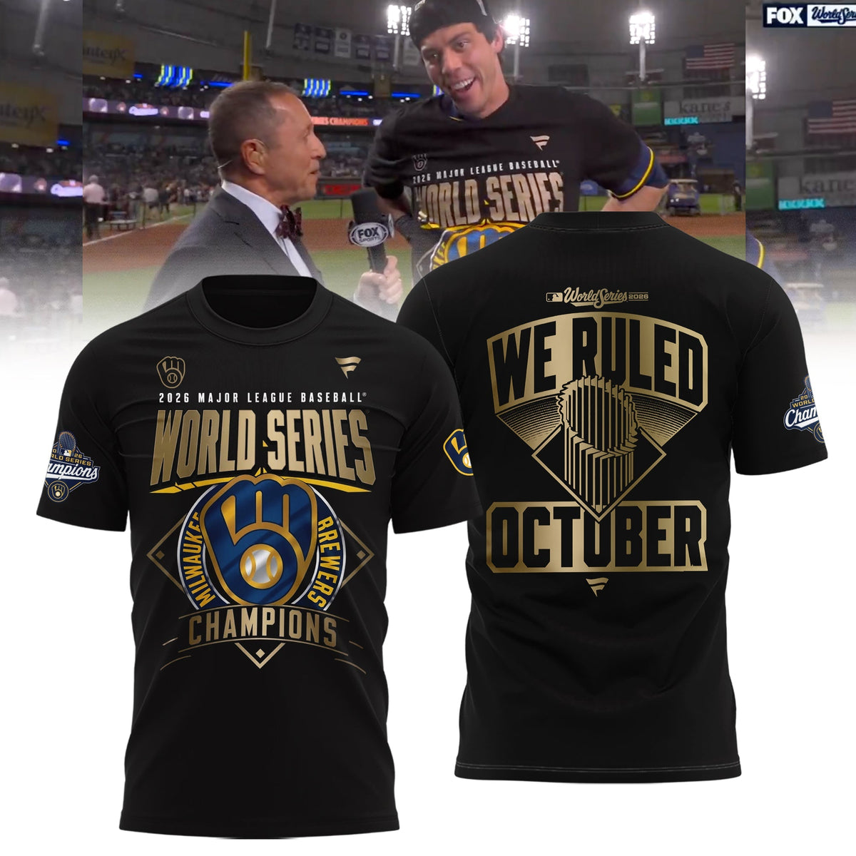 Brewers 2026 World Series Champions Edition Tshirt