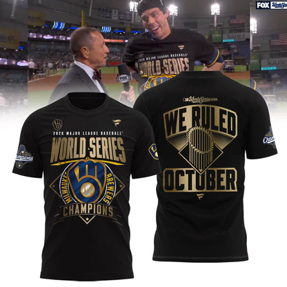 Brewers 2026 World Series Champions Edition Tshirt
