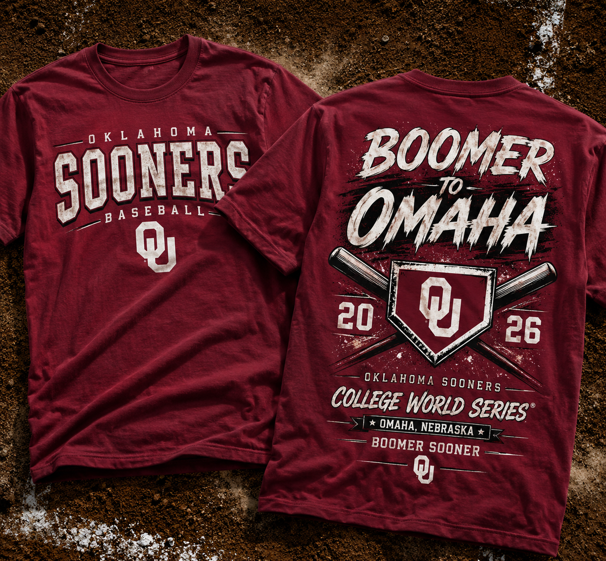 Oklahoma Sooners Baseball 2026 Baseball Men’s College World Series OMAHA Tshirt