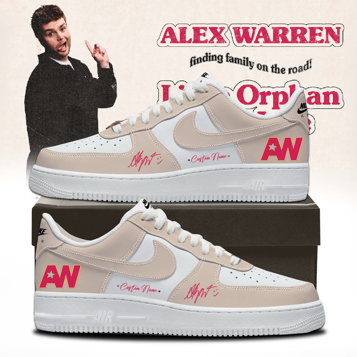,Alex Warren’s “Little Orphan Alex” Tour Shoes