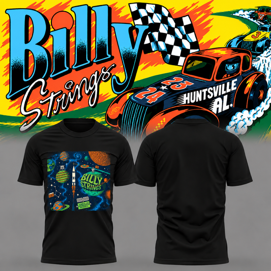 Limited Edition Billy Strings tour 2026, Huntsville T-shirt