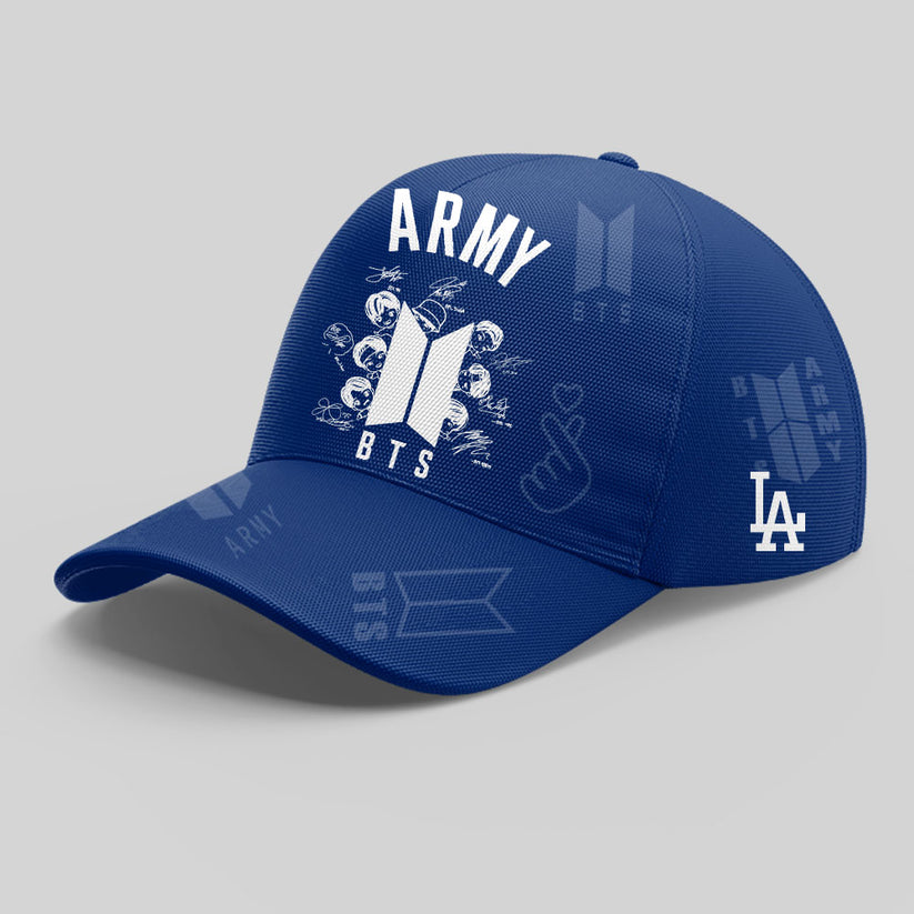 Army BTS x Los Angeles Dodgers Jersey Special Version