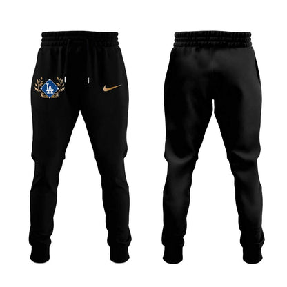 LA.Dodgers 2025 National League Division Series Champions Combo Golden Black Hoodie