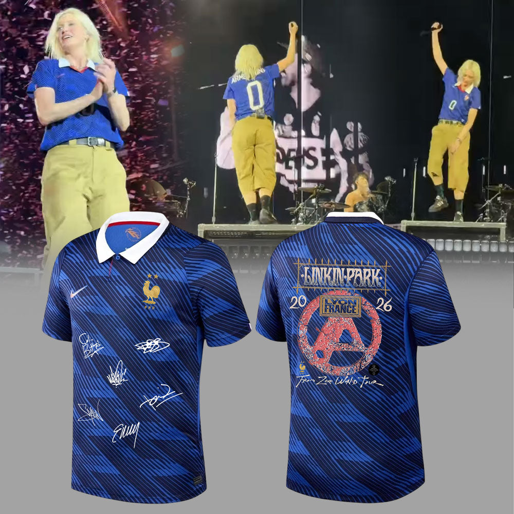 Linkin Park x From Zero World Tour 2026 Vive la FRANCE Polo