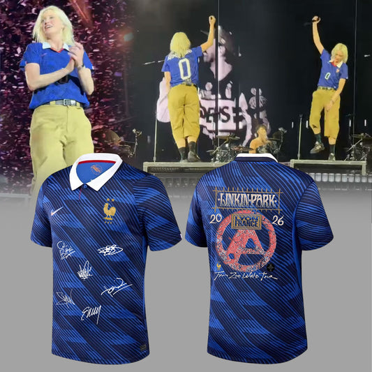Linkin Park x From Zero World Tour 2026 Vive la FRANCE Polo