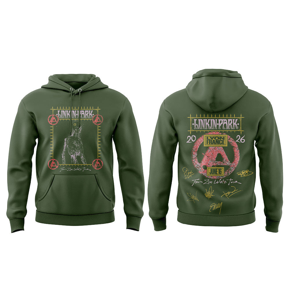 Linkin Park x From Zero World Tour 2026 Vive la FRANCE Hoodie