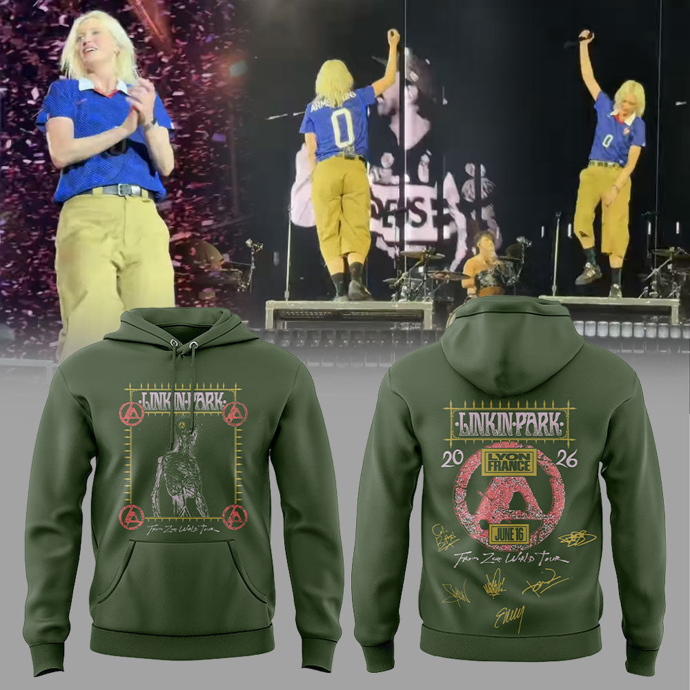 Linkin Park x From Zero World Tour 2026 Vive la FRANCE Hoodie