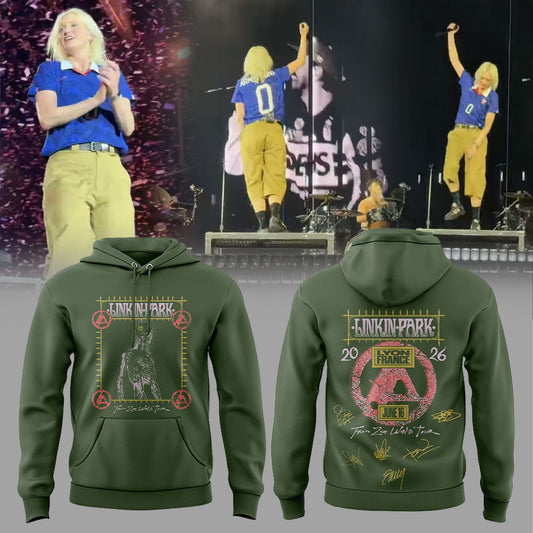 Linkin Park x From Zero World Tour 2026 Vive la FRANCE Hoodie