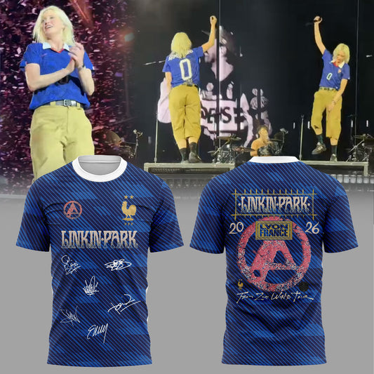 Linkin Park x From Zero World Tour 2026 Vive la FRANCE Shirt
