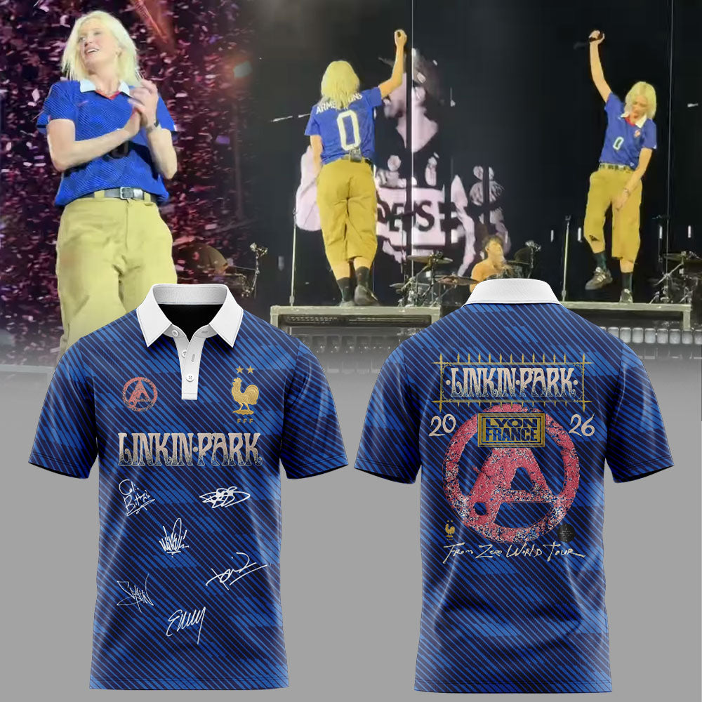 Linkin Park x From Zero World Tour 2026 Vive la FRANCE Polo