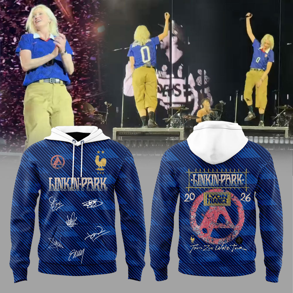 Linkin Park x From Zero World Tour 2026 Vive la FRANCE Hoodie
