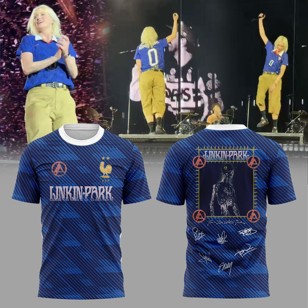Linkin Park x From Zero World Tour 2026 Vive la FRANCE Shirt