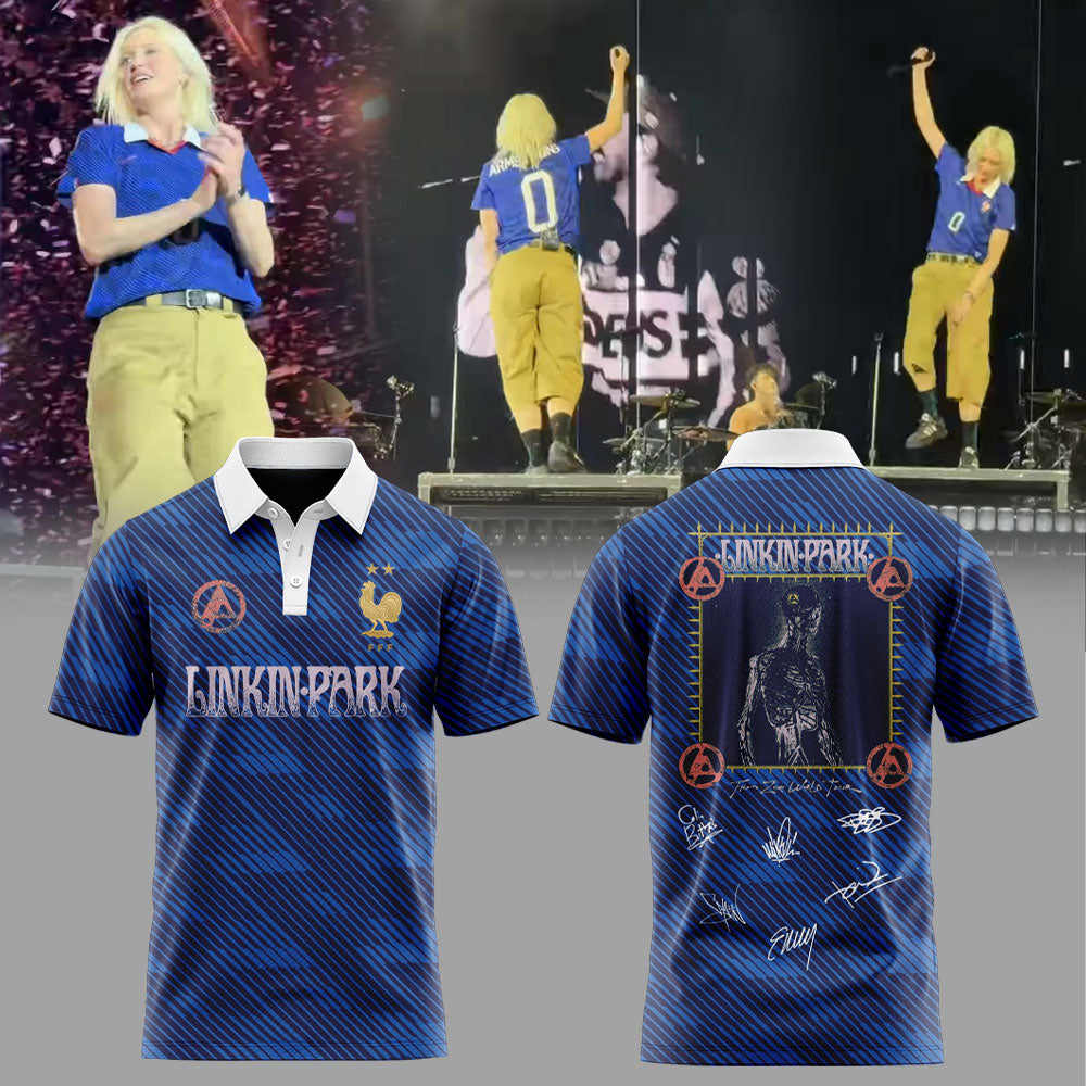 Linkin Park x From Zero World Tour 2026 Vive la FRANCE Polo