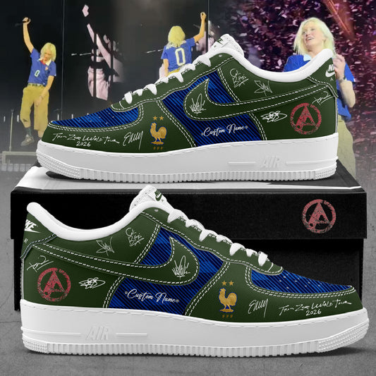 Linkin Park From Zero World Tour 2026 Vive la FRANCE Custom Name Shoes