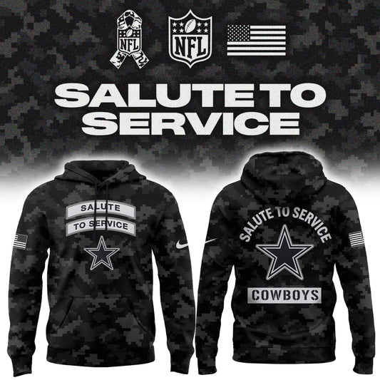 Limited Edition Dallas Cowboys Salute To Service “Made With Purpose” Hoodie