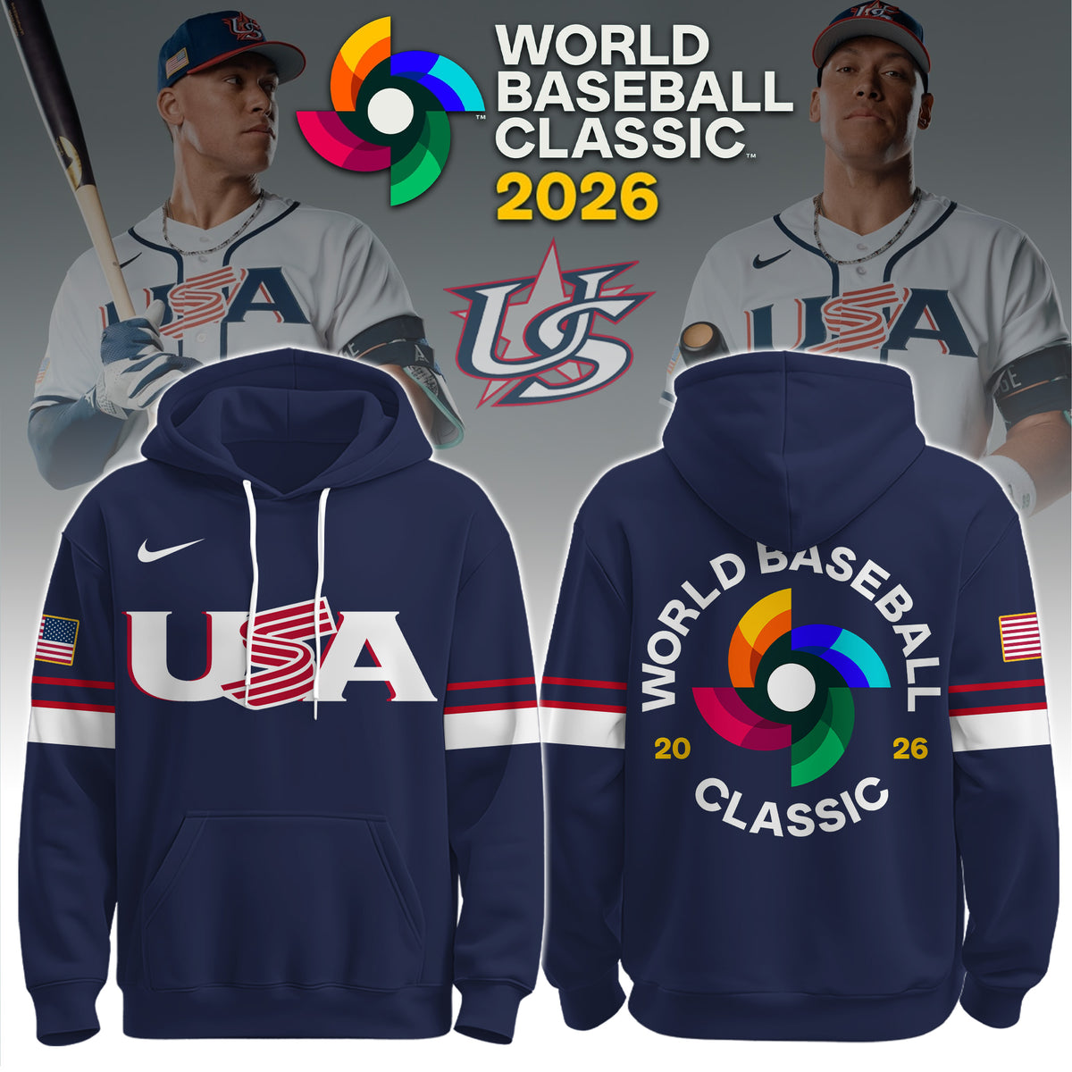 .USA World Baseball Classic Hoodie Ver 2