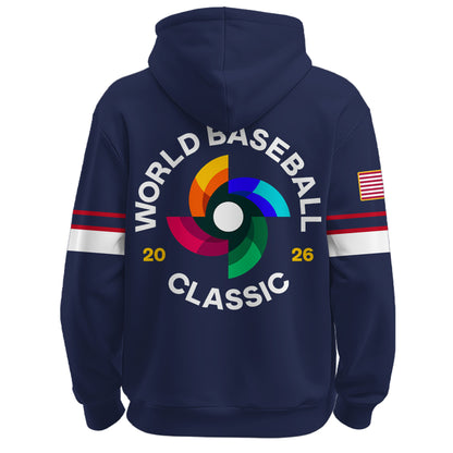 .USA World Baseball Classic Zip Hoodie Ver 2