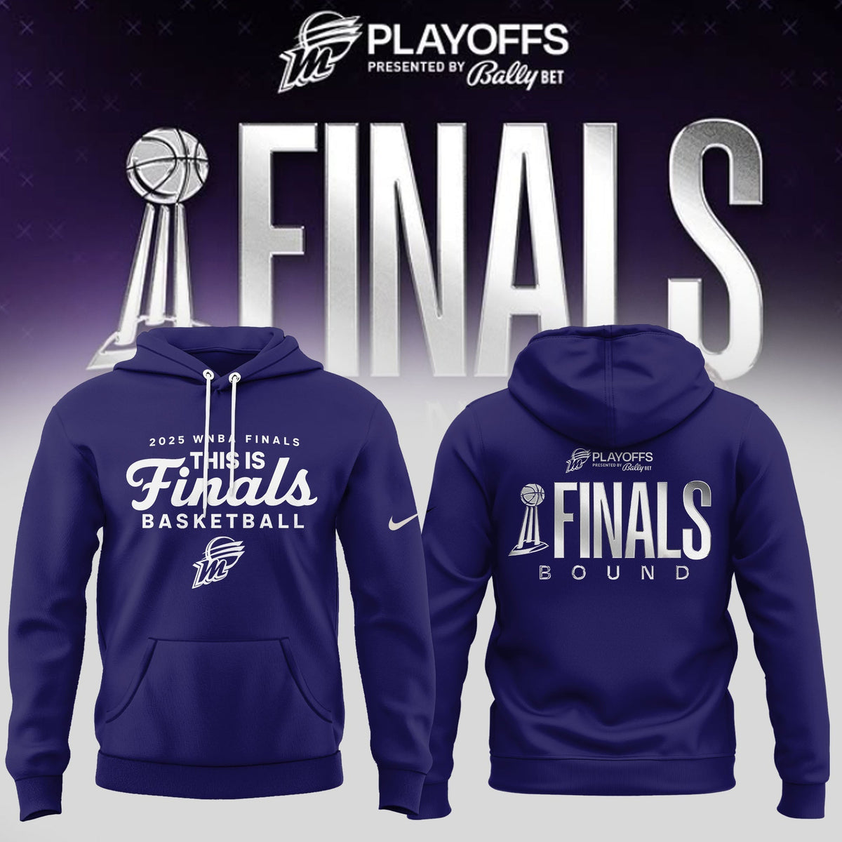 Phoenix Mercury 2025 Finals Hoodie Meow collections