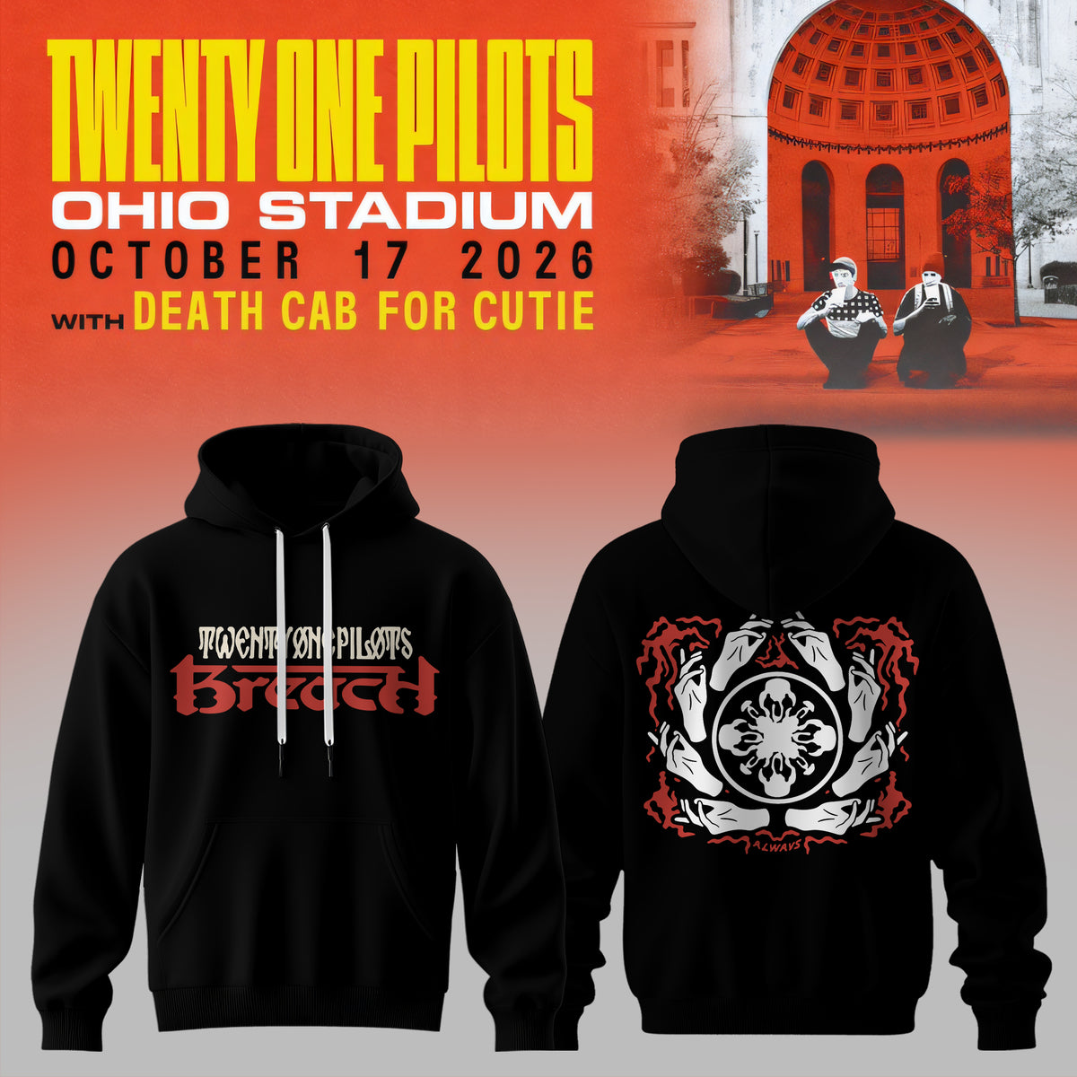 Twenty One Pilots: The Ohio Stadium Hoodie