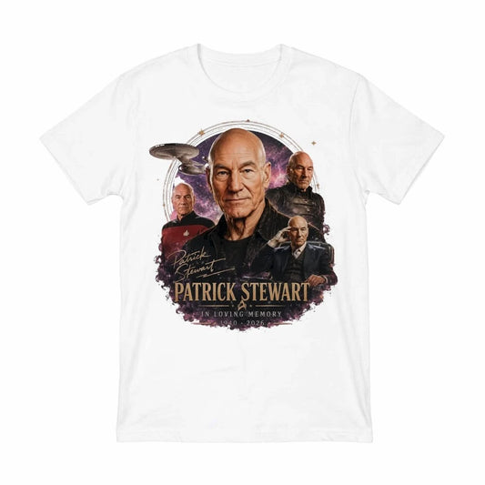 In Loving Memory Patrick Stewart 1940-2026 Rest In Peace Comfort Colors T-Shirt
