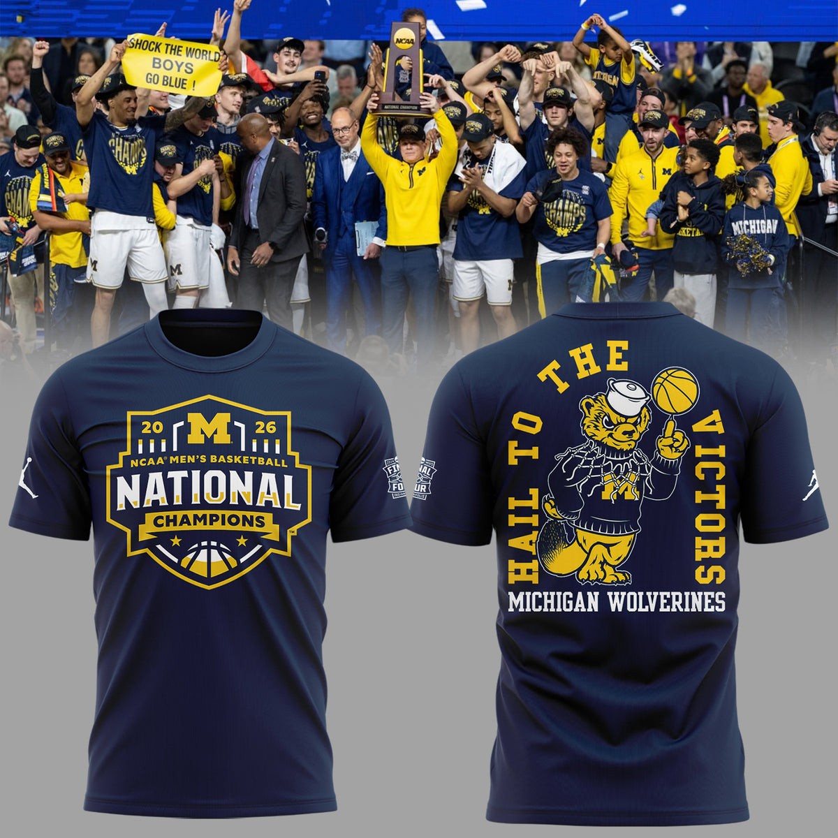 🏆️Michigan Wolverines – 2026 National Champions T Shirt