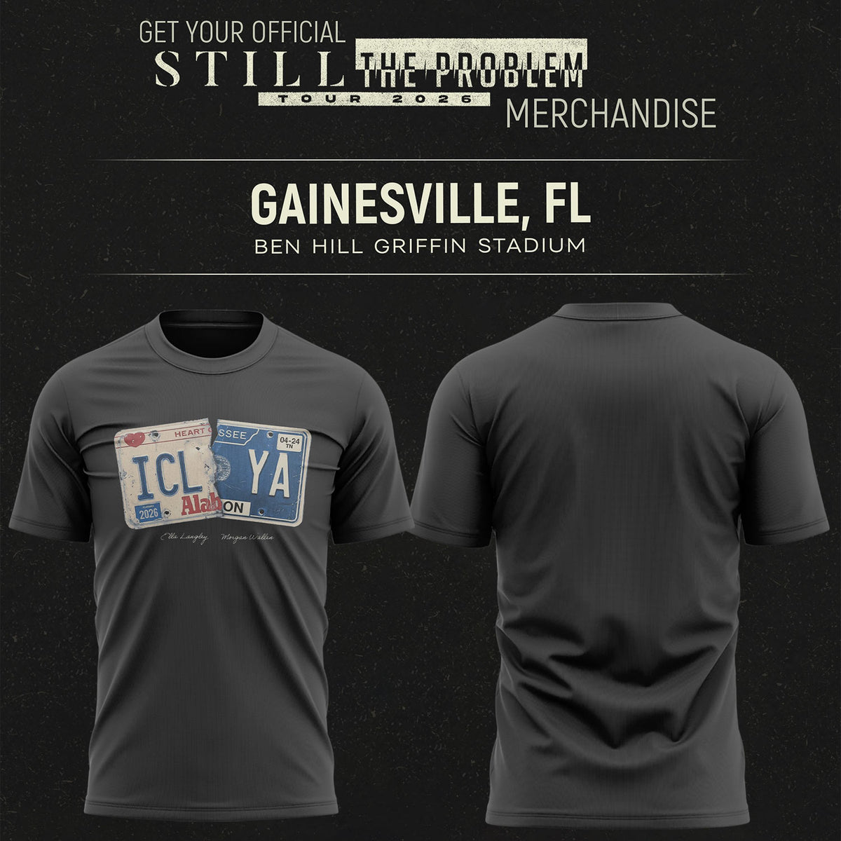 Still the Problem Tour "Morgan Wallen x Florida Gators" Tshirt 2026