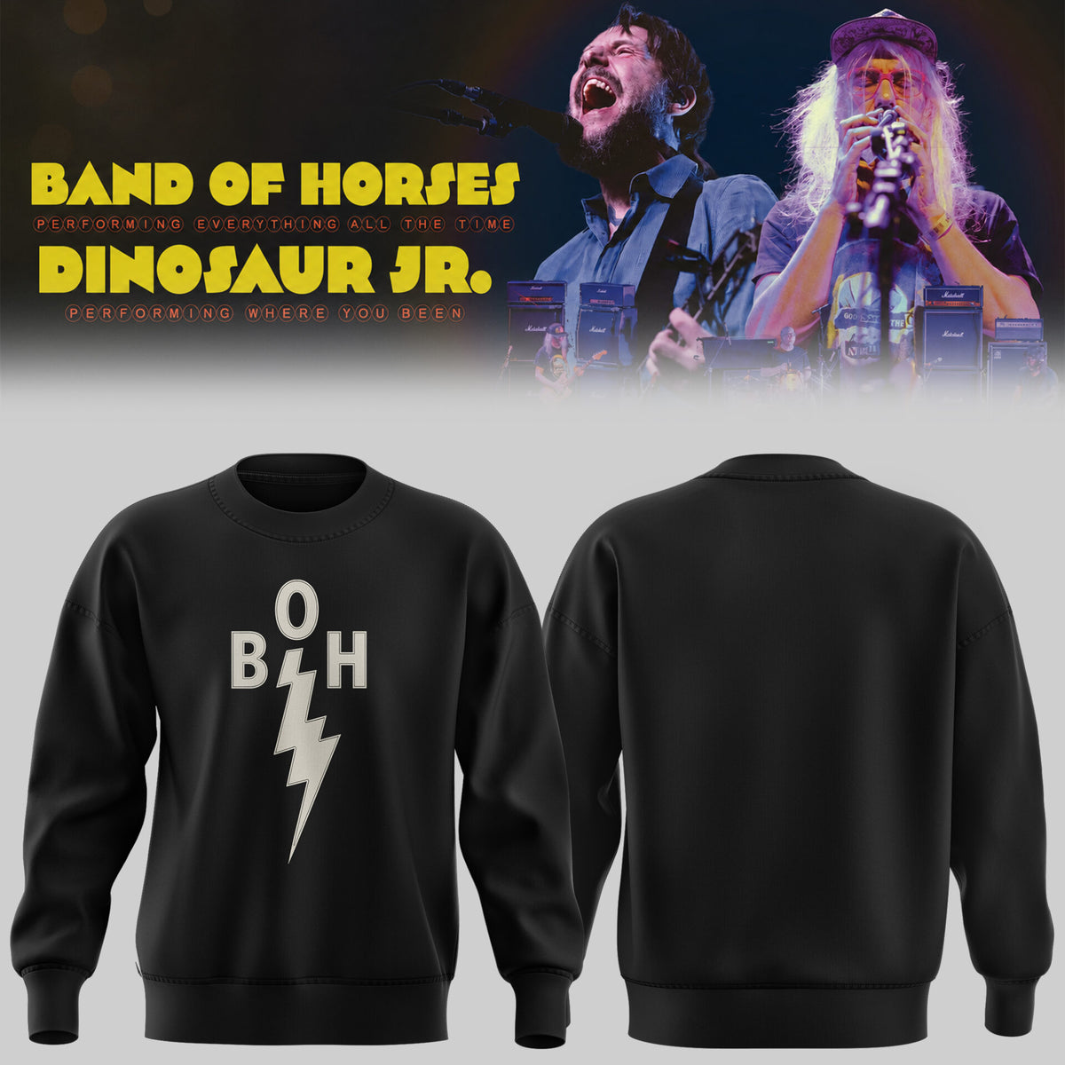Limited Edition BOH x Dino Jr 🎸🐺 Sweatshirt