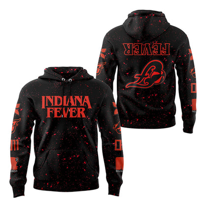 Indiana Fever x Stranger Things Rebel Swingman 2025 Hoodie
