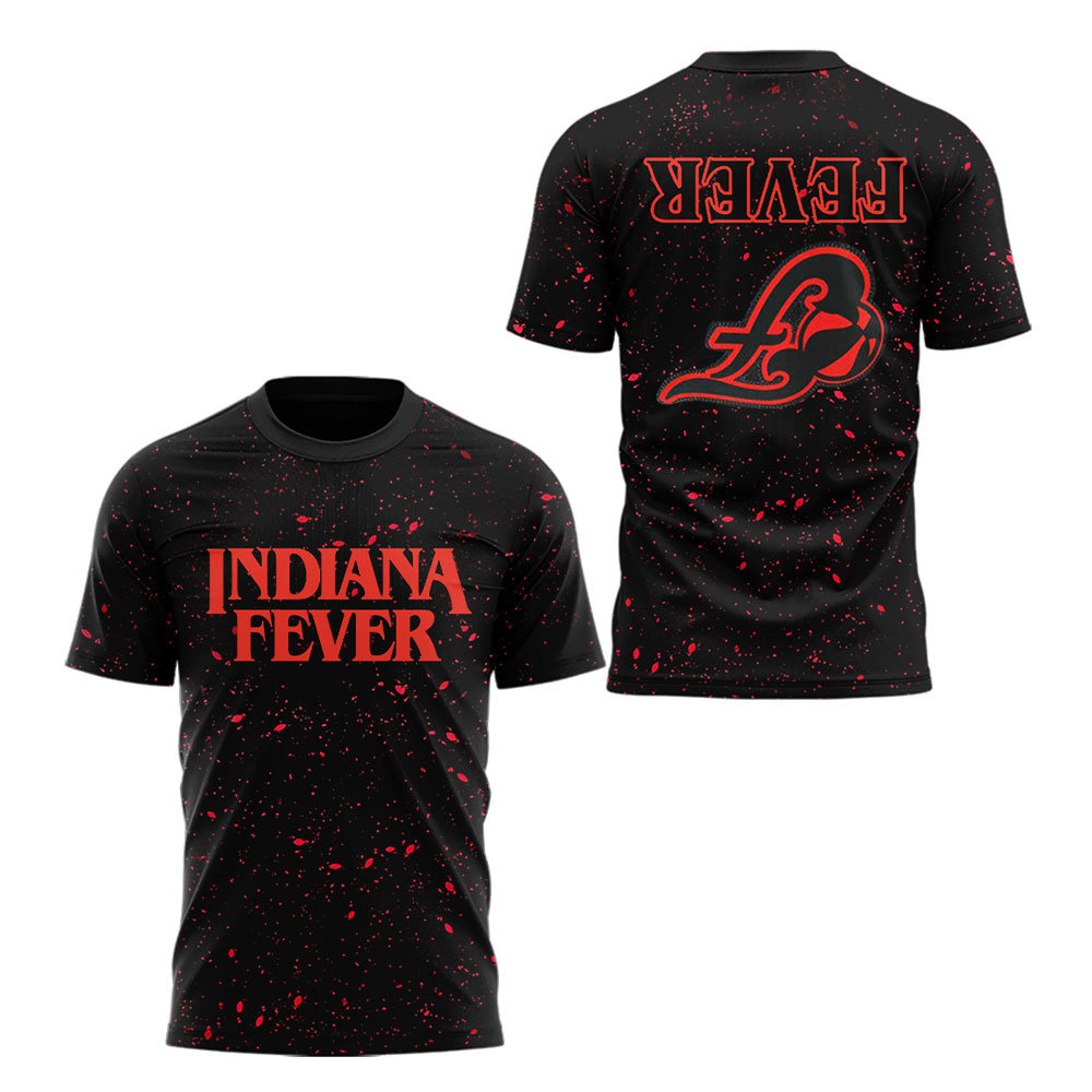 Indiana Fever x Stranger Things Rebel Swingman 2025 T-Shirt