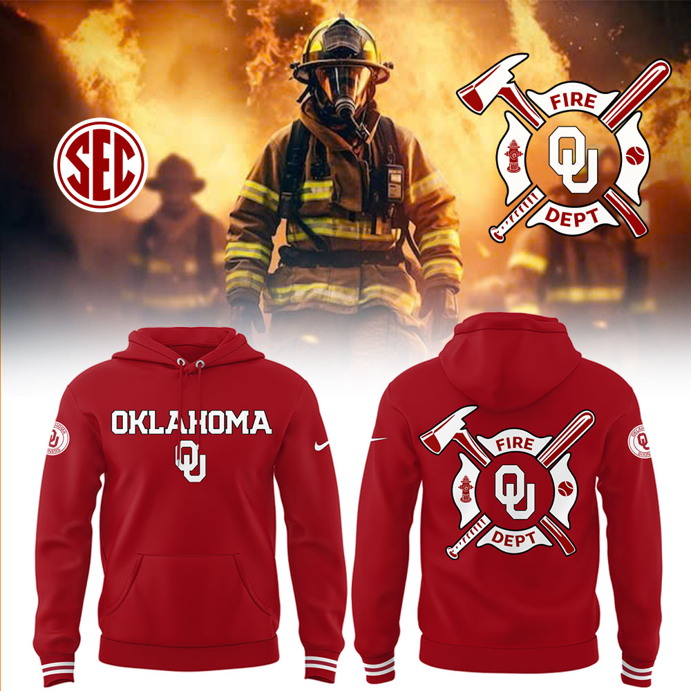Oklahoma Baseball x Firefighter Appreciation Night Hoodie
