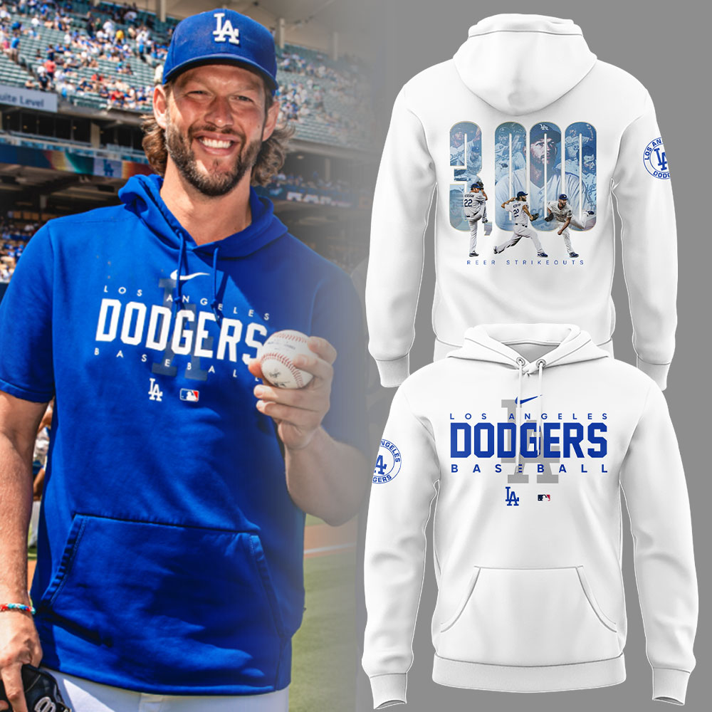 Los Angeles Dodgers Clayton Kershaw Hoodie