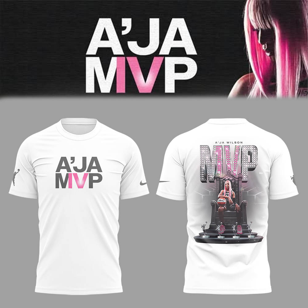 Limited Edition Las Vegas Aces x A'JA MVP 2025 T-Shirt