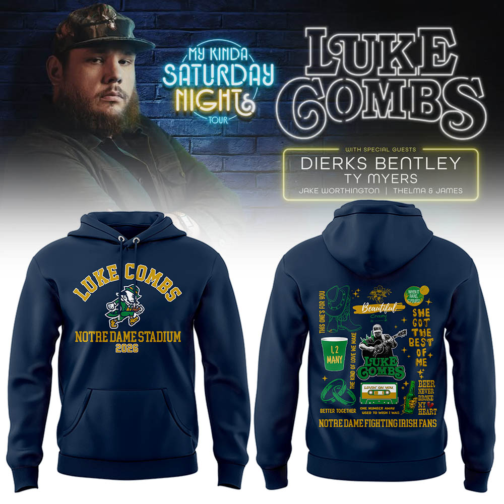 Limited Edition “My Kinda Saturday Night Tour” at Notre Dame Stadium Shirt
