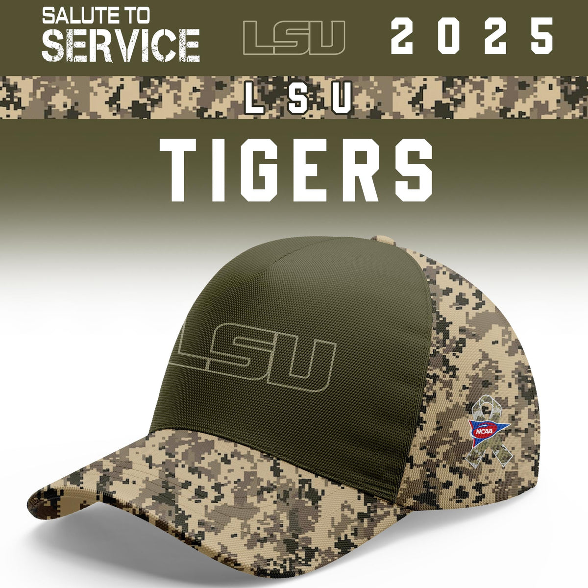 LSU Tigers Salute To Service Limited Hoodie and Cap 2025 Collection