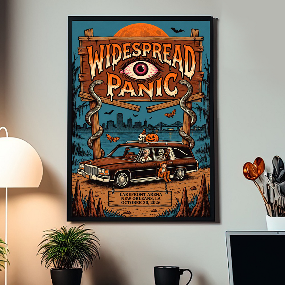 🔥 Widespread Panic Psychedelic Art Poster
