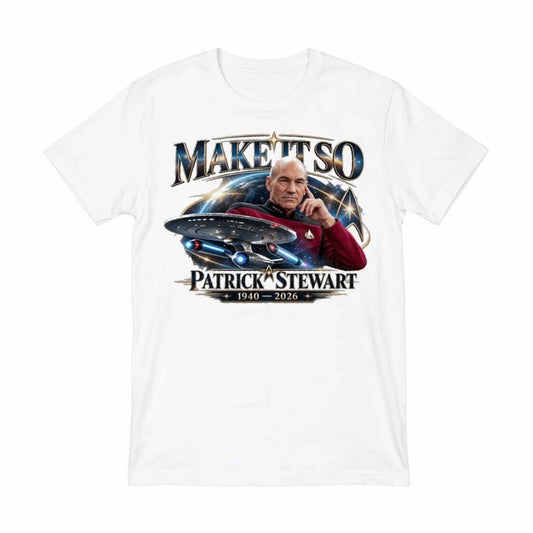 In Loving Memory Patrick Stewart 1940-2026 Rest In Peace Comfort Colors T-Shirt