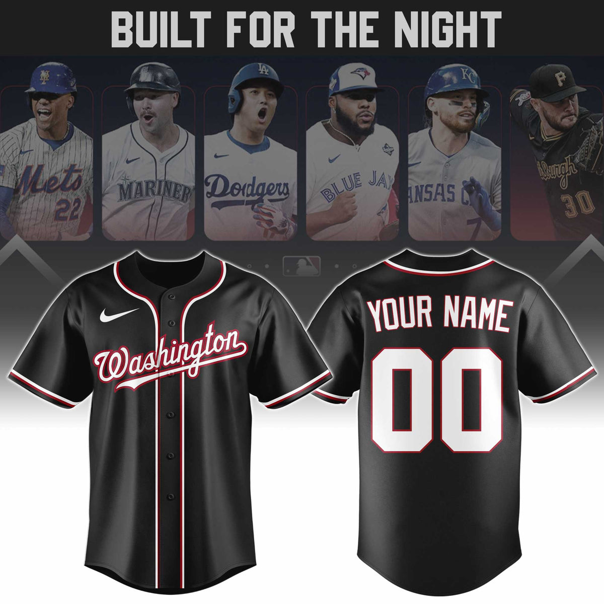 WSH Fashion Black Out Jersey