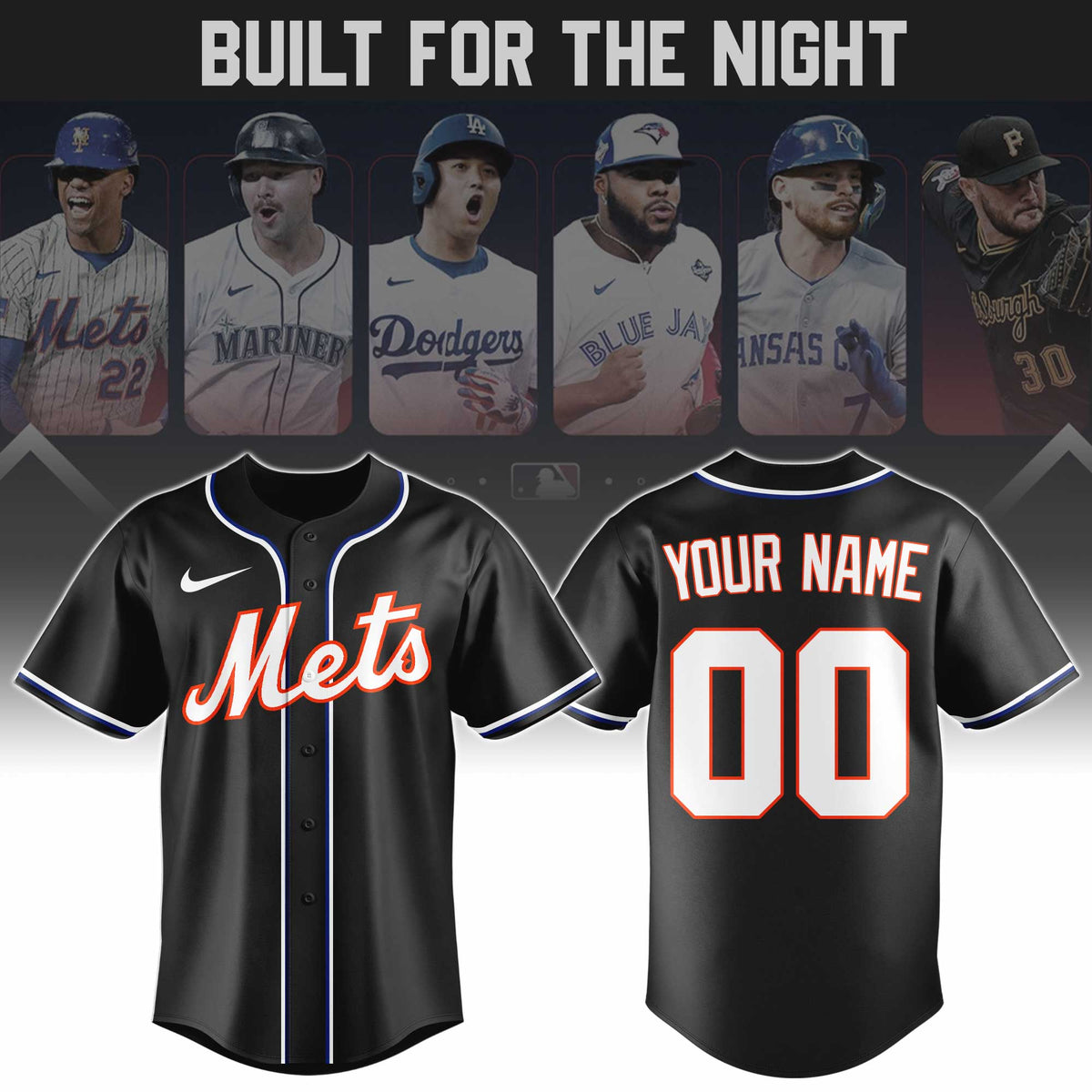 NYM Fashion Black Out Jersey