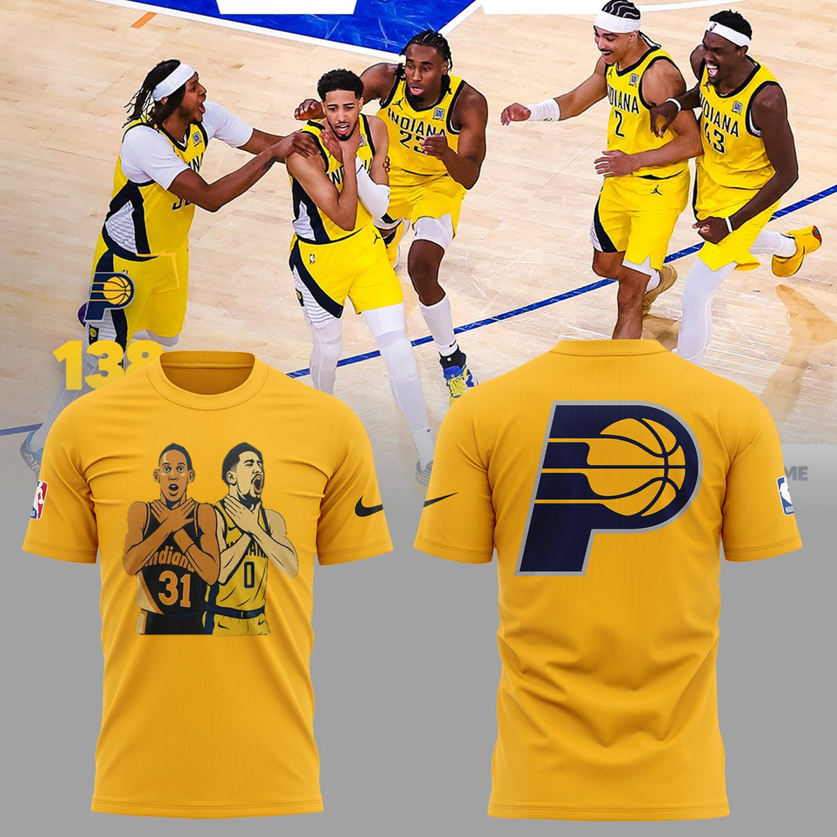 But This Is Indiana Shirt - Indiana Pacers 'Legacy Signal' 2025 T-Shirt