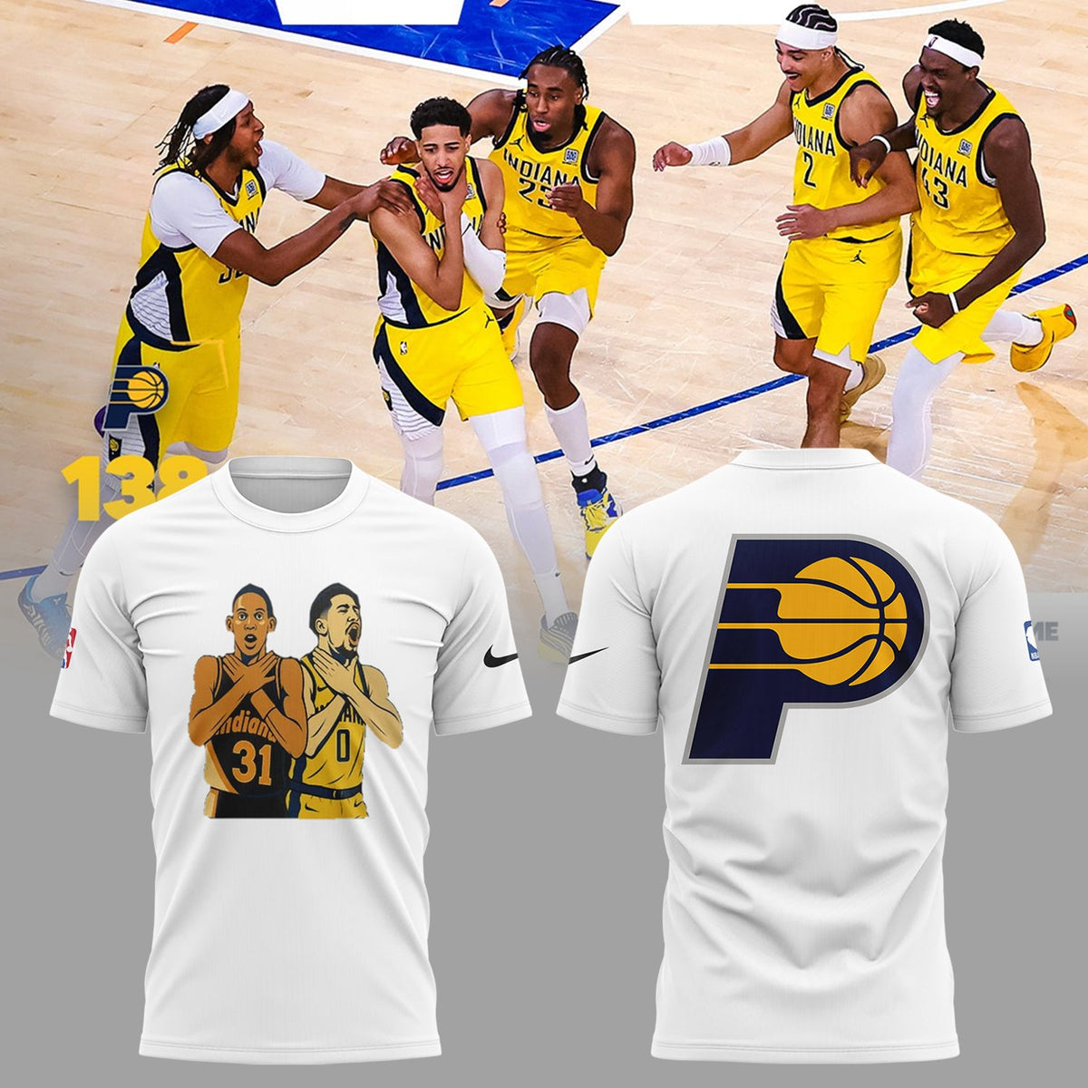 Indiana Pacers 'Legacy Signal' 2025 T-Shirt