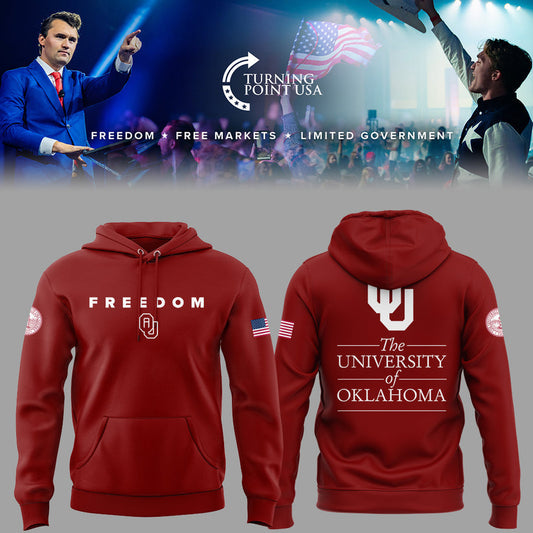 The University Of Oklahoma x Turning Point USA 2025 Hoodie
