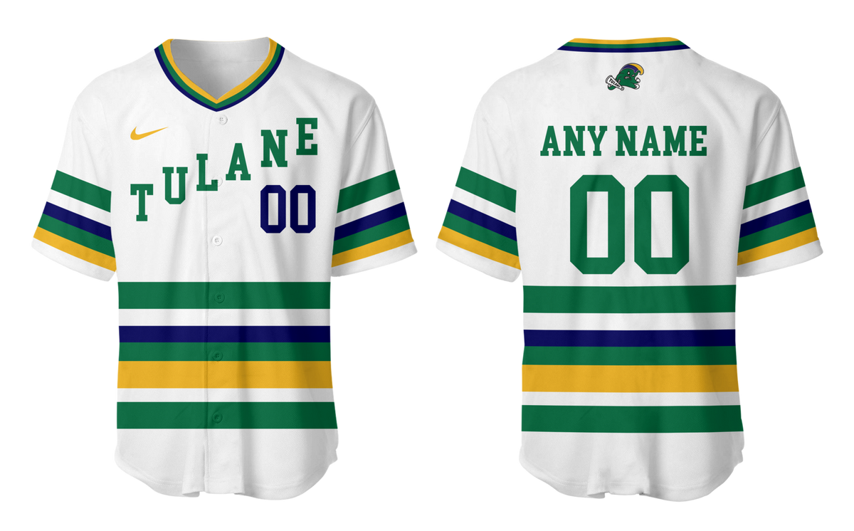 Tulane Baseball 2025 Limited "Mardi Gras 2025" Custom Jersey-NG25021501